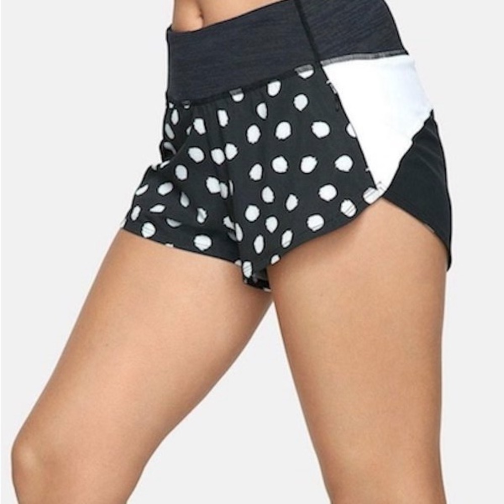 Outdoor Voices Black and White Athletic Shorts